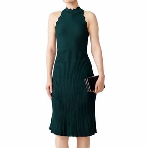 Adelyn Rae Freida Knit Scallop Dress